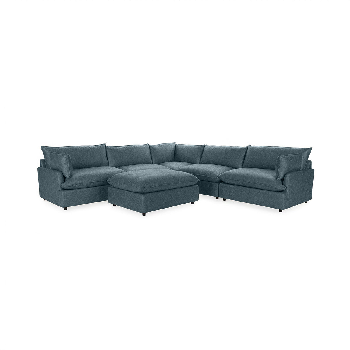 Caplan 6 Piece Sectional with Ottoman