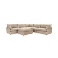 Caplan 6 Piece Sectional with Ottoman