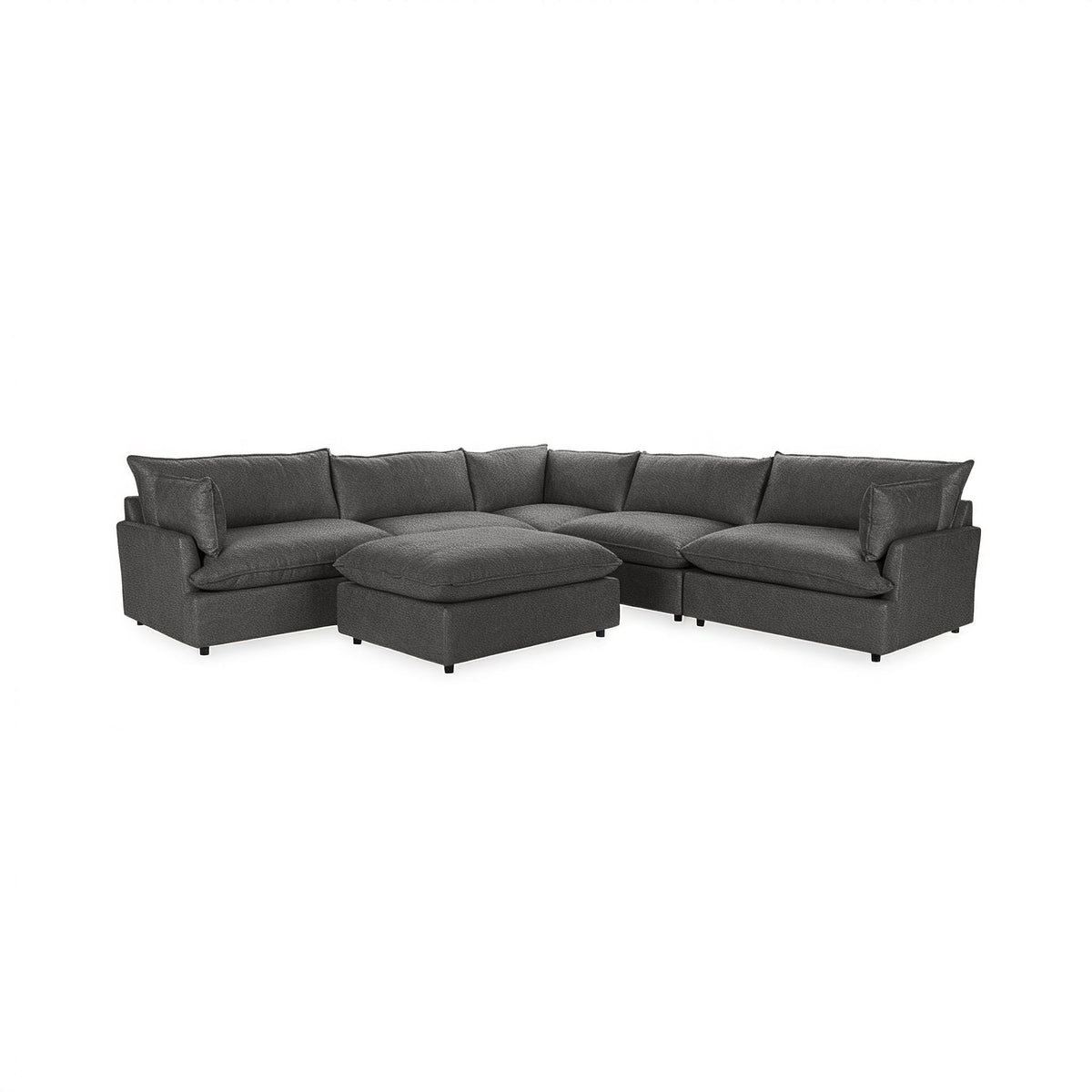 Caplan 6 Piece Sectional with Ottoman