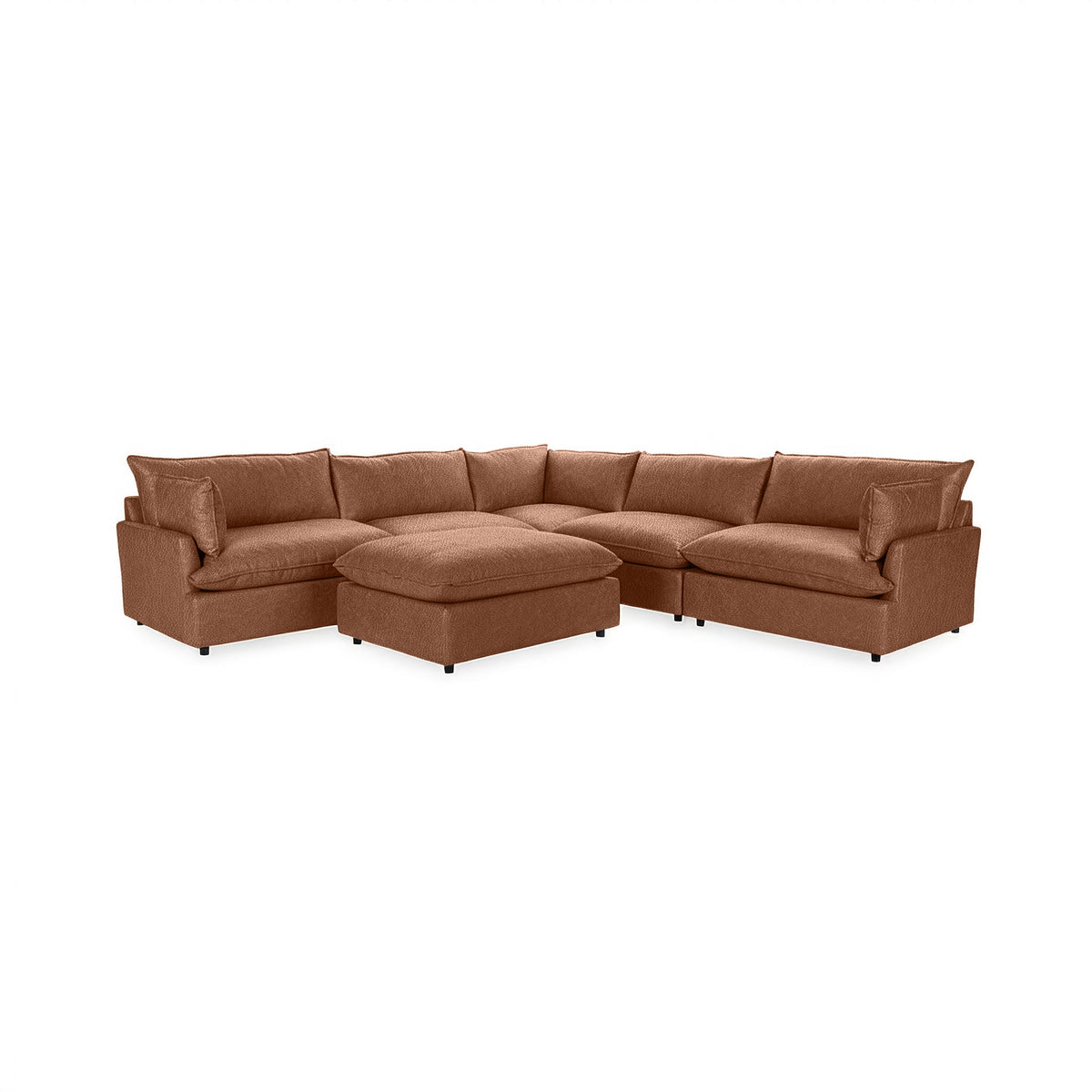 Caplan 6 Piece Sectional with Ottoman
