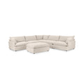Caplan 6 Piece Sectional with Ottoman