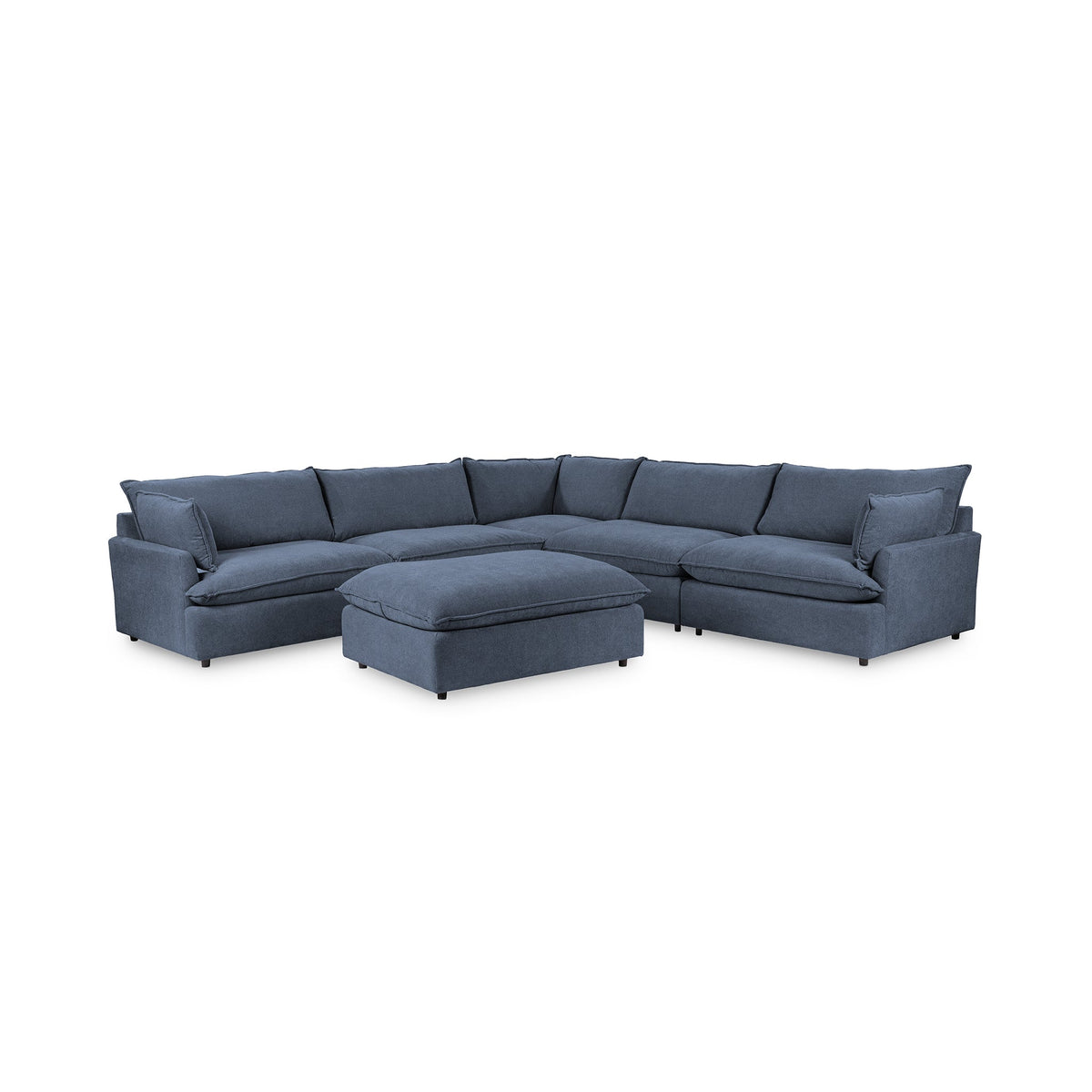 Caplan 6 Piece Sectional with Ottoman