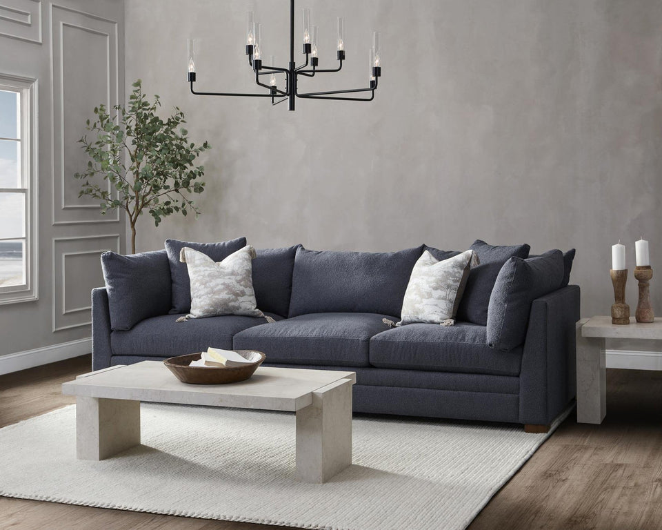 Audrey Leather Large Sofa Lush