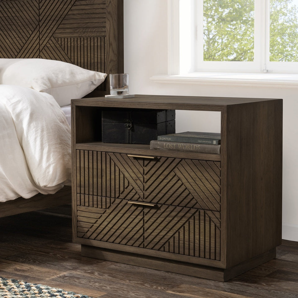 Santa Clara 2 Drawer Nightstand