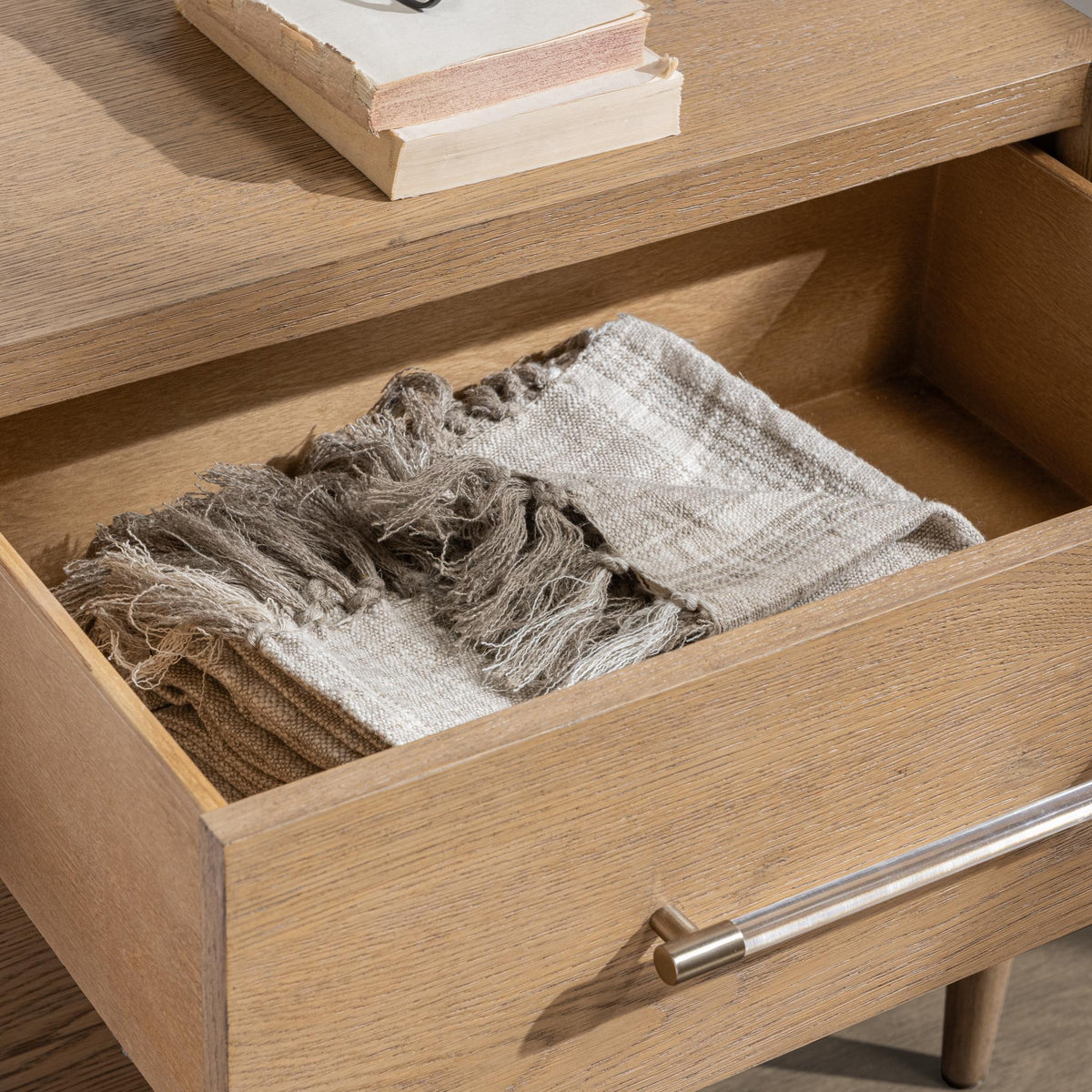 Alisen 2 Drawer Nightstand
