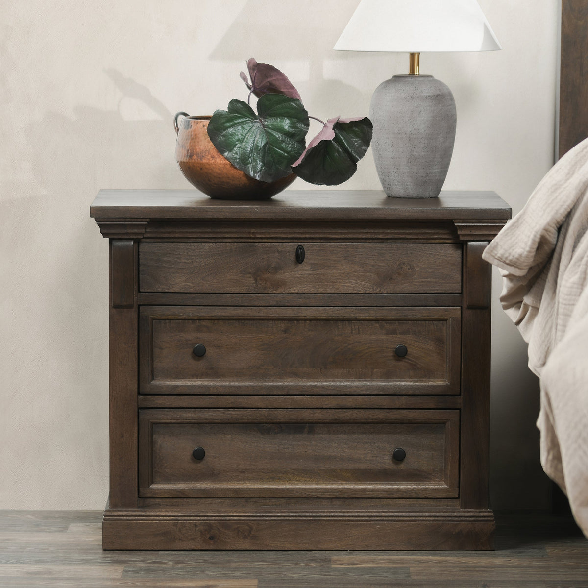 Adelaide 3 Drawer Nightstand
