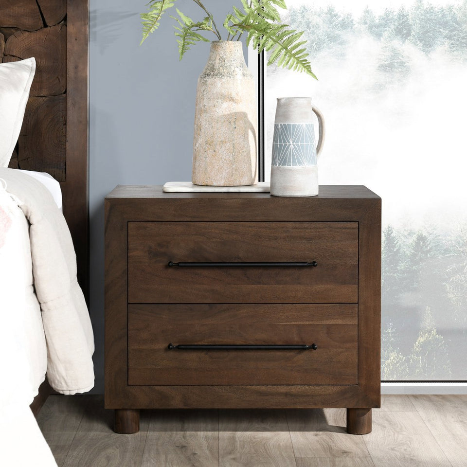 Jaxon 2 Drawer Nightstand