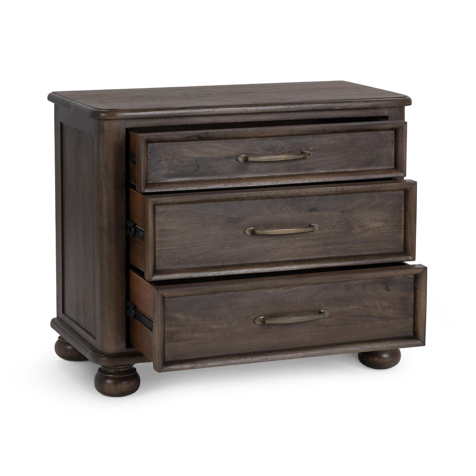 Brookside 3 Drawer Nightstand