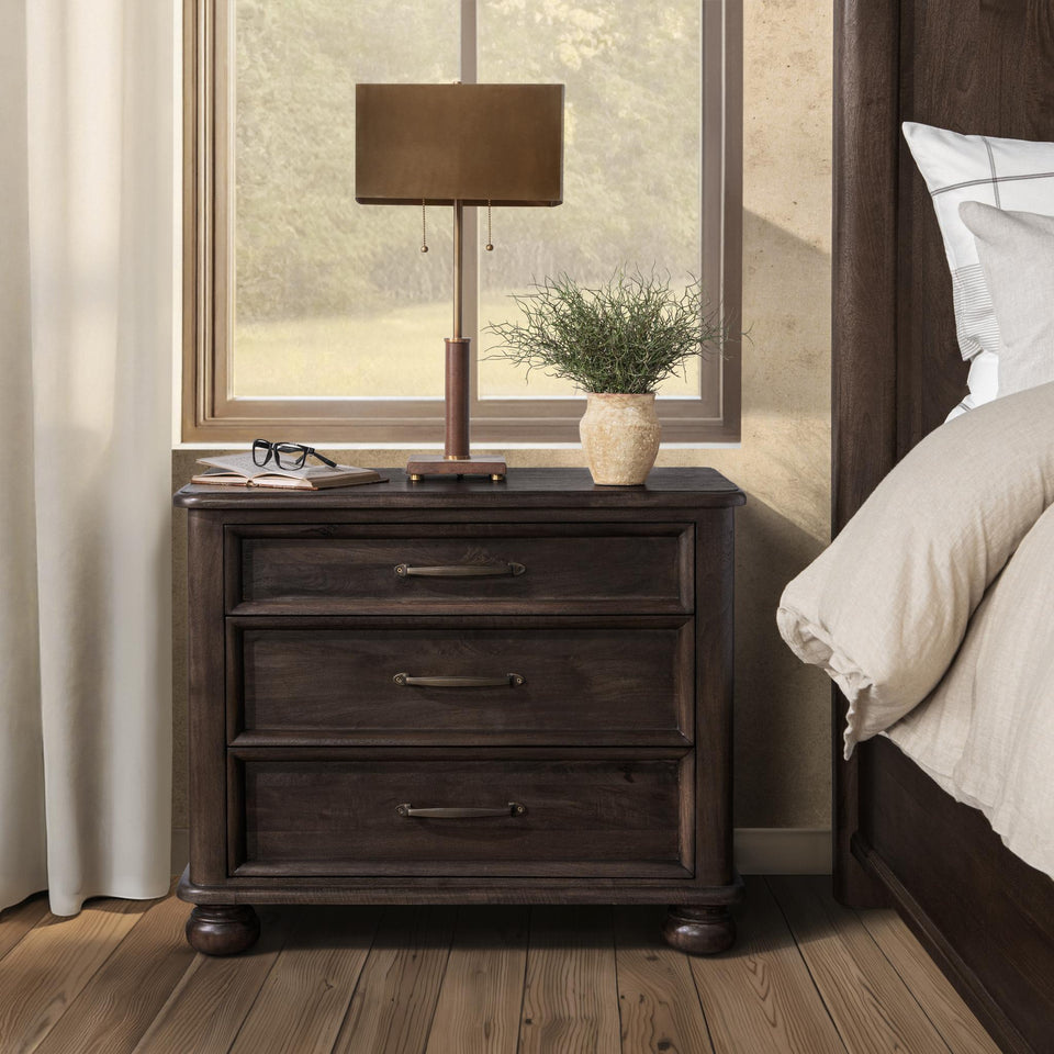 Brookside 3 Drawer Nightstand