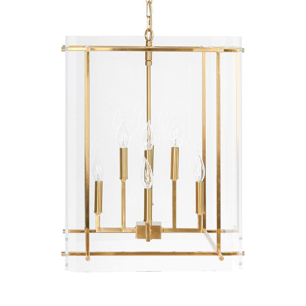 Kiran Acrylic Square Chandelier