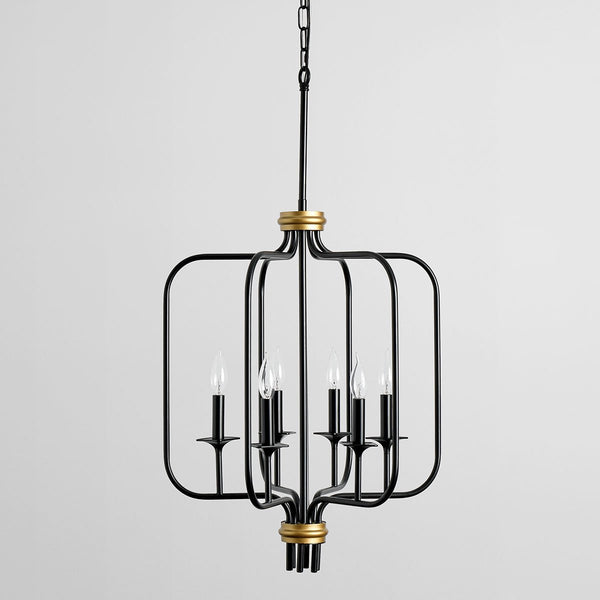 Laurie Iron Round Chandelier
