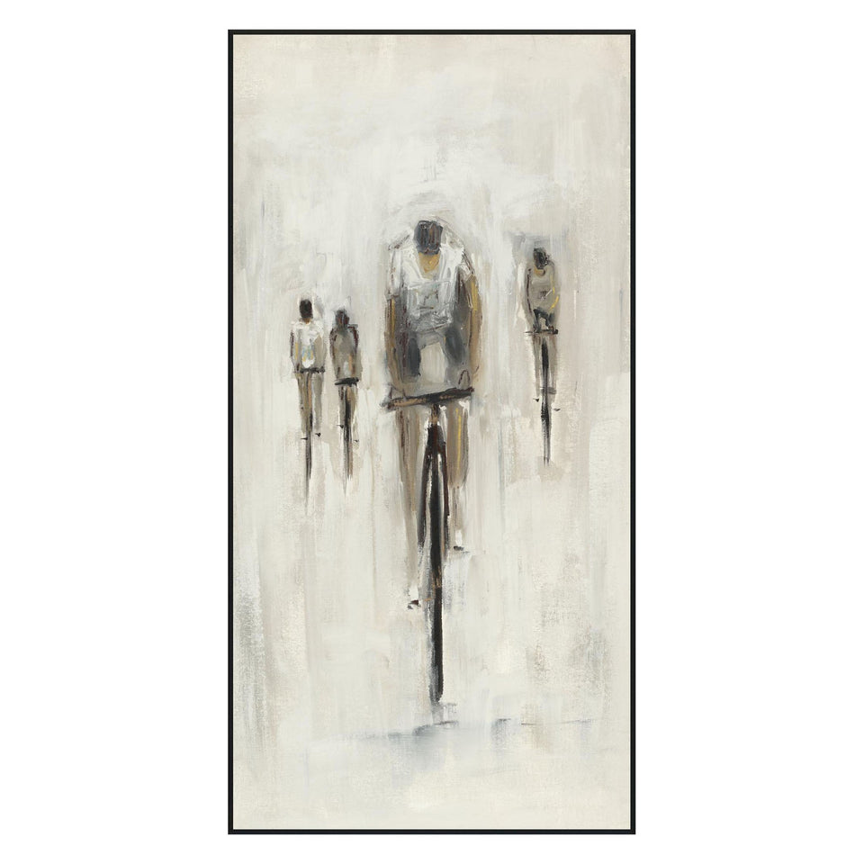 Cyclist Painting by Buddy Whitlock