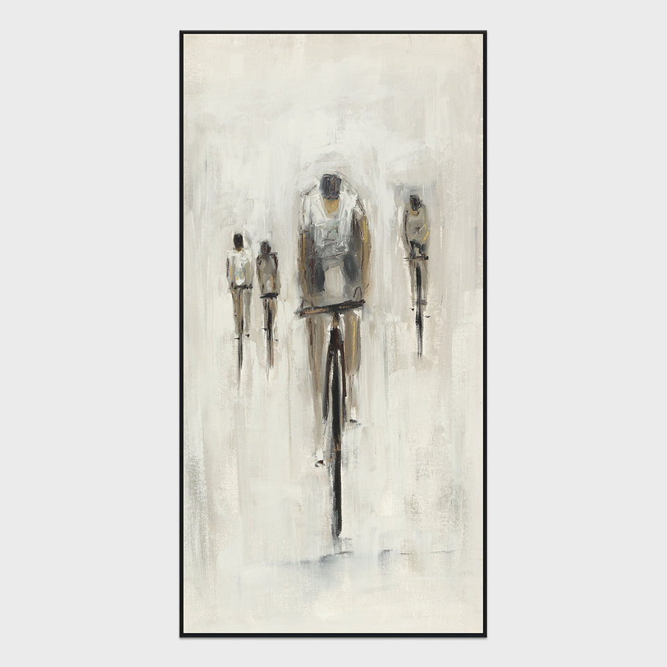 Cyclist Painting by Buddy Whitlock