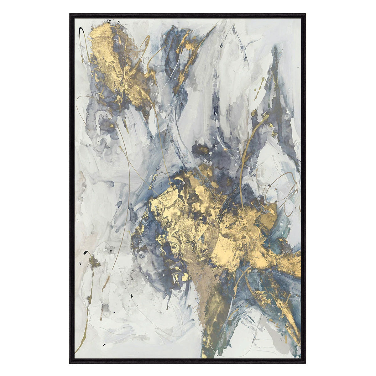 Aqua Gold Painting by Buddy Whitlock