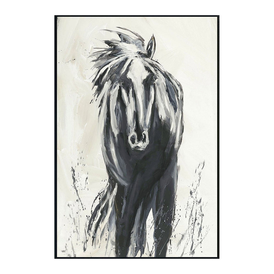 Dark Horse Painting by Buddy Whitlock