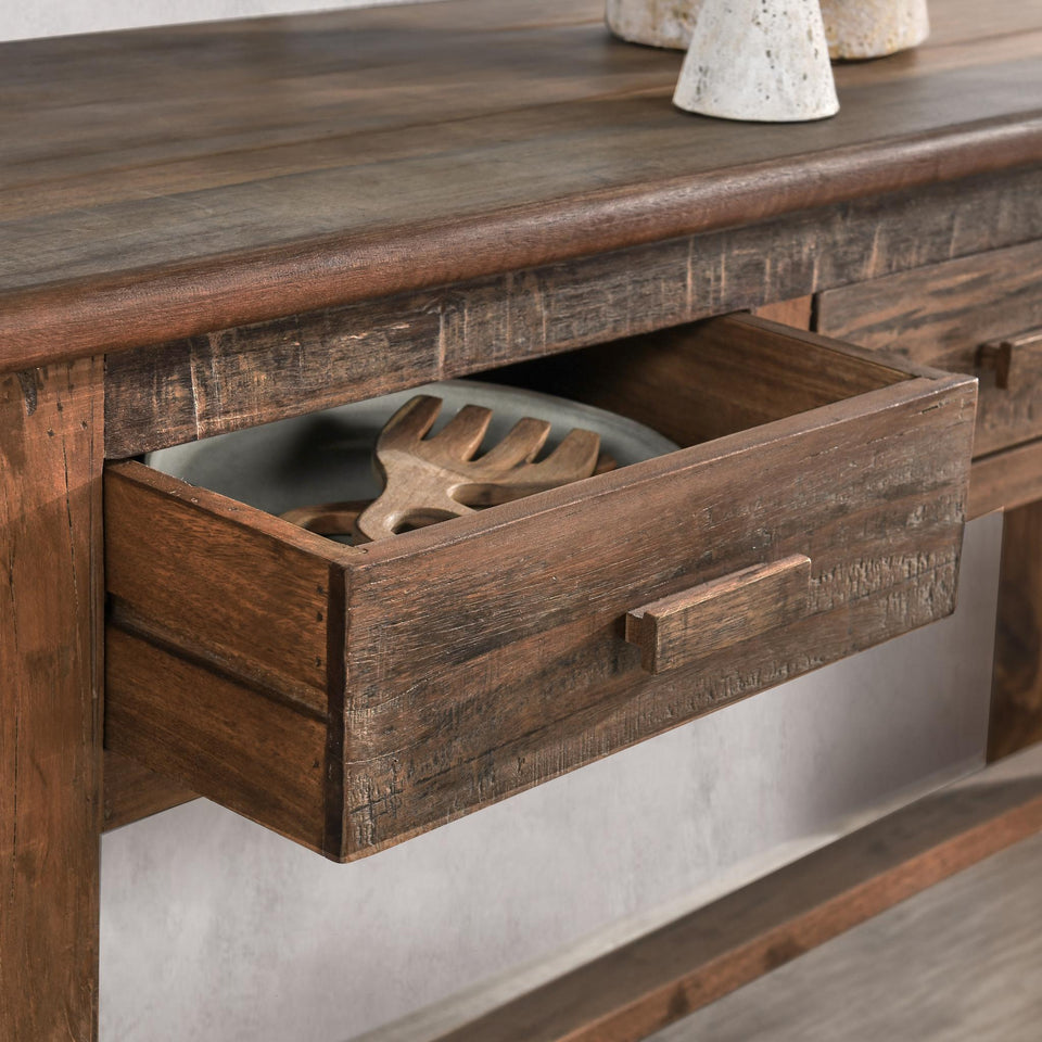 Ezra 6 Drawer Console Table