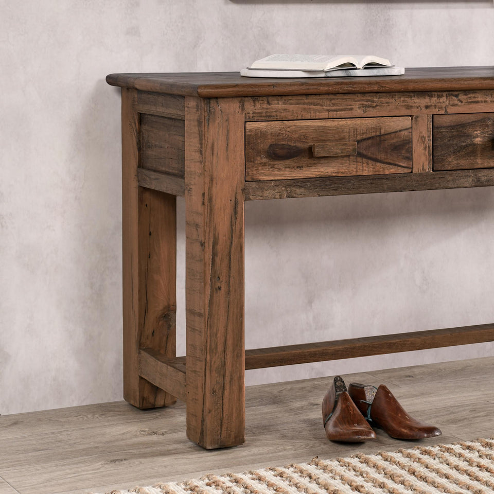 Ezra 3 Drawer Console Table
