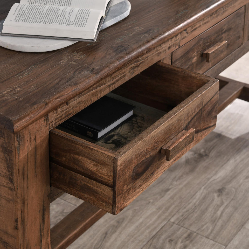 Ezra 3 Drawer Console Table