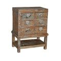 Wooden 2 Part Multi Drawer Chest