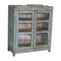 Wooden Glass Almirah