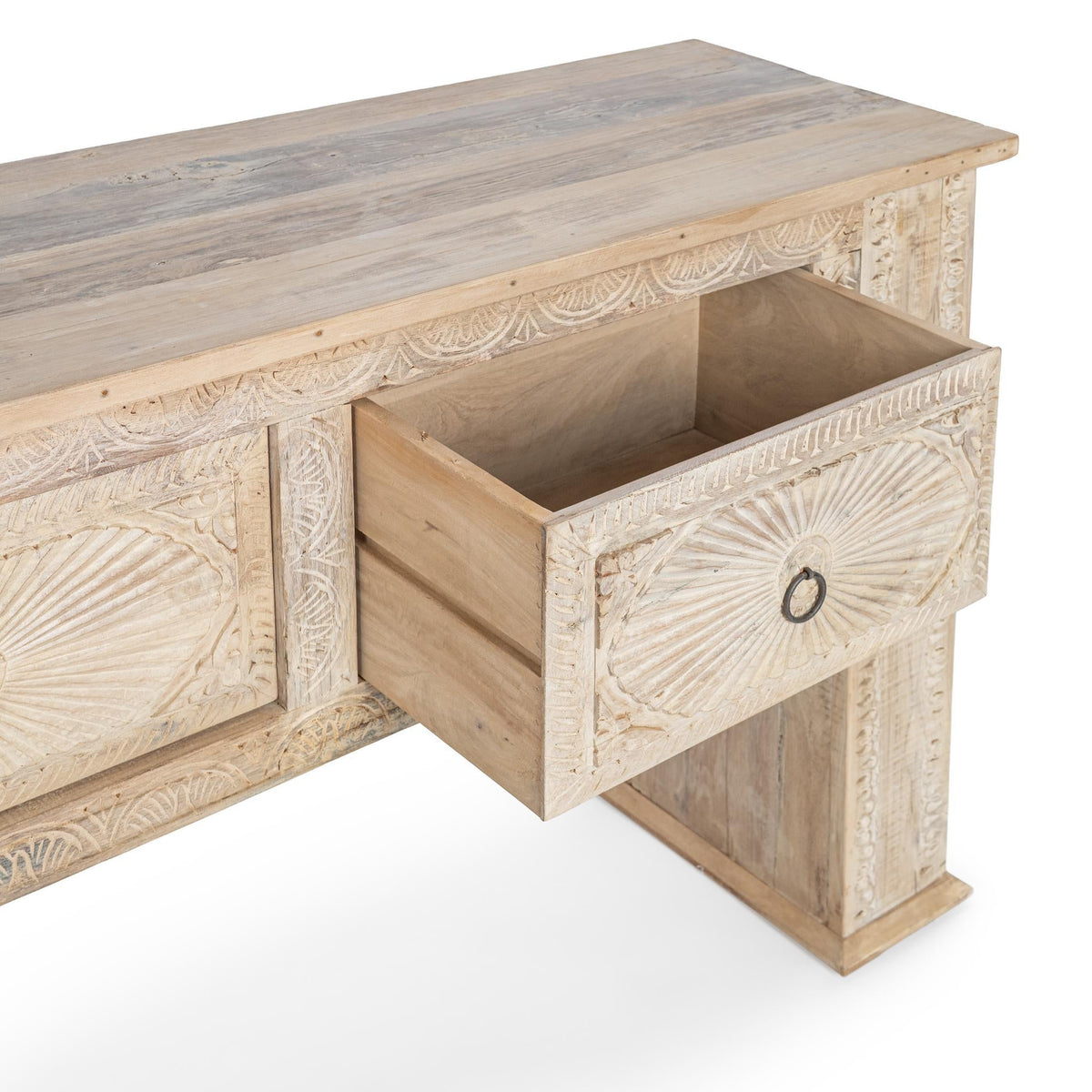 Qena 4 Drawer Console Table