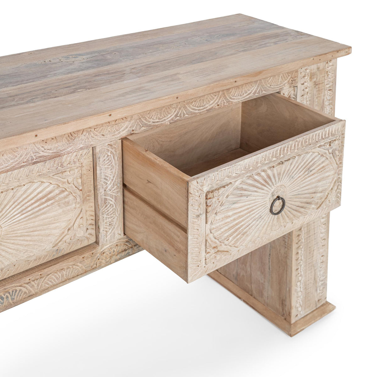 Qena 4 Drawer Console Table