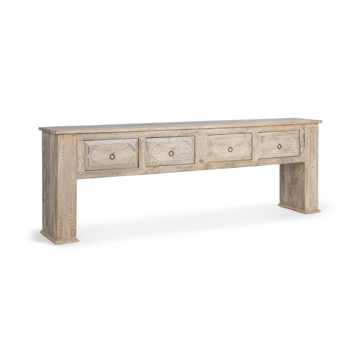Qena 4 Drawer Console Table