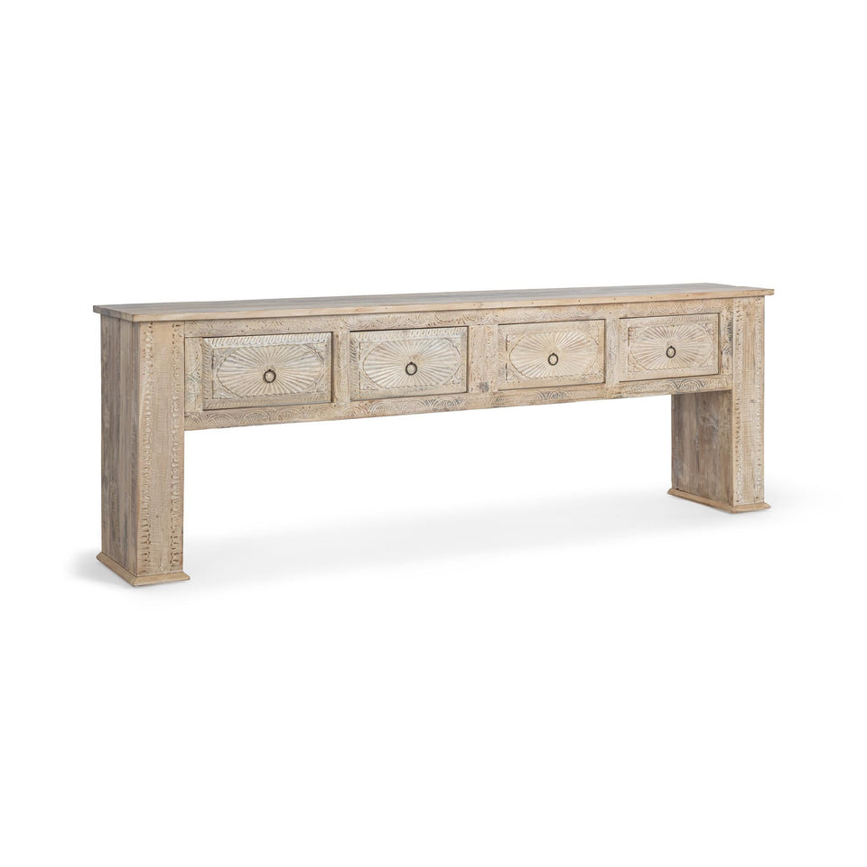 Qena 4 Drawer Console Table