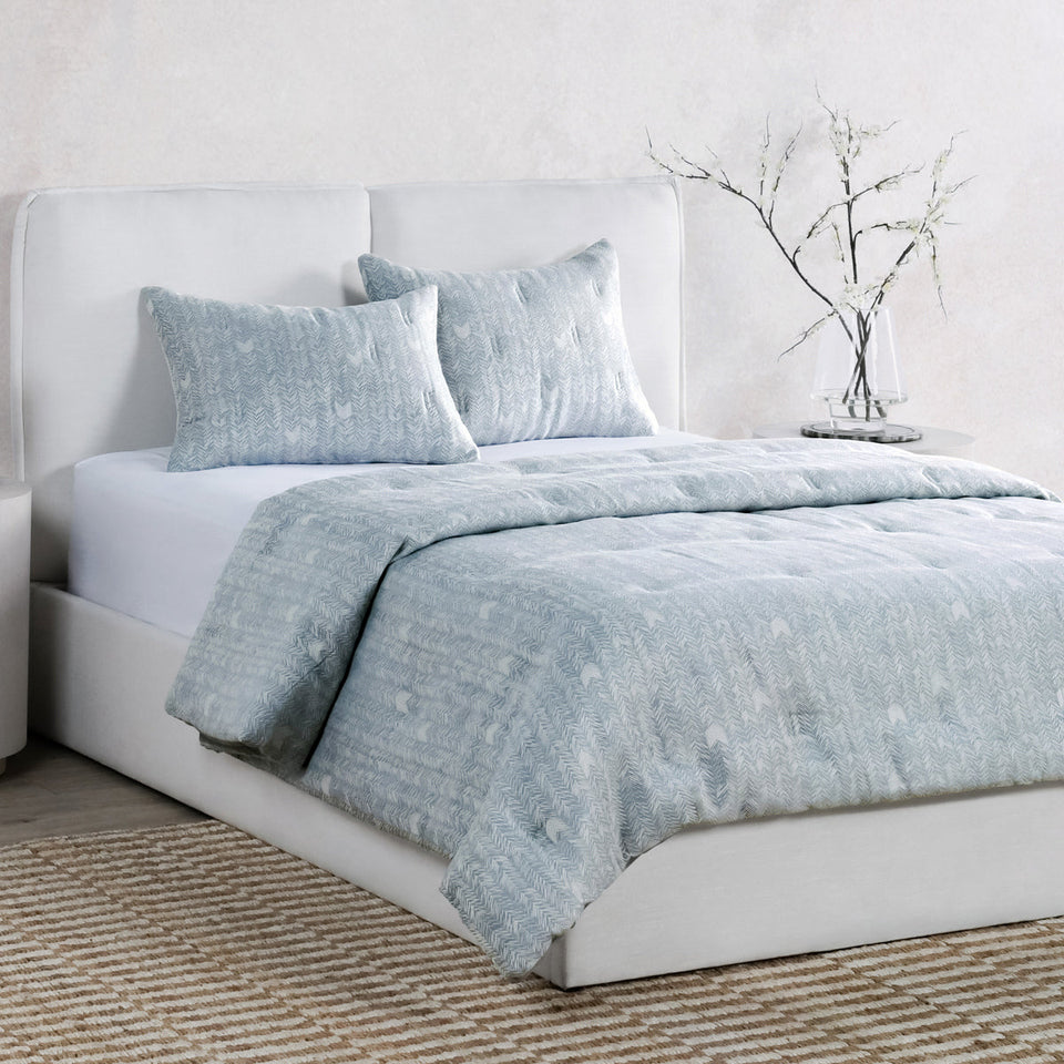 French Herringbone Comforter Collection