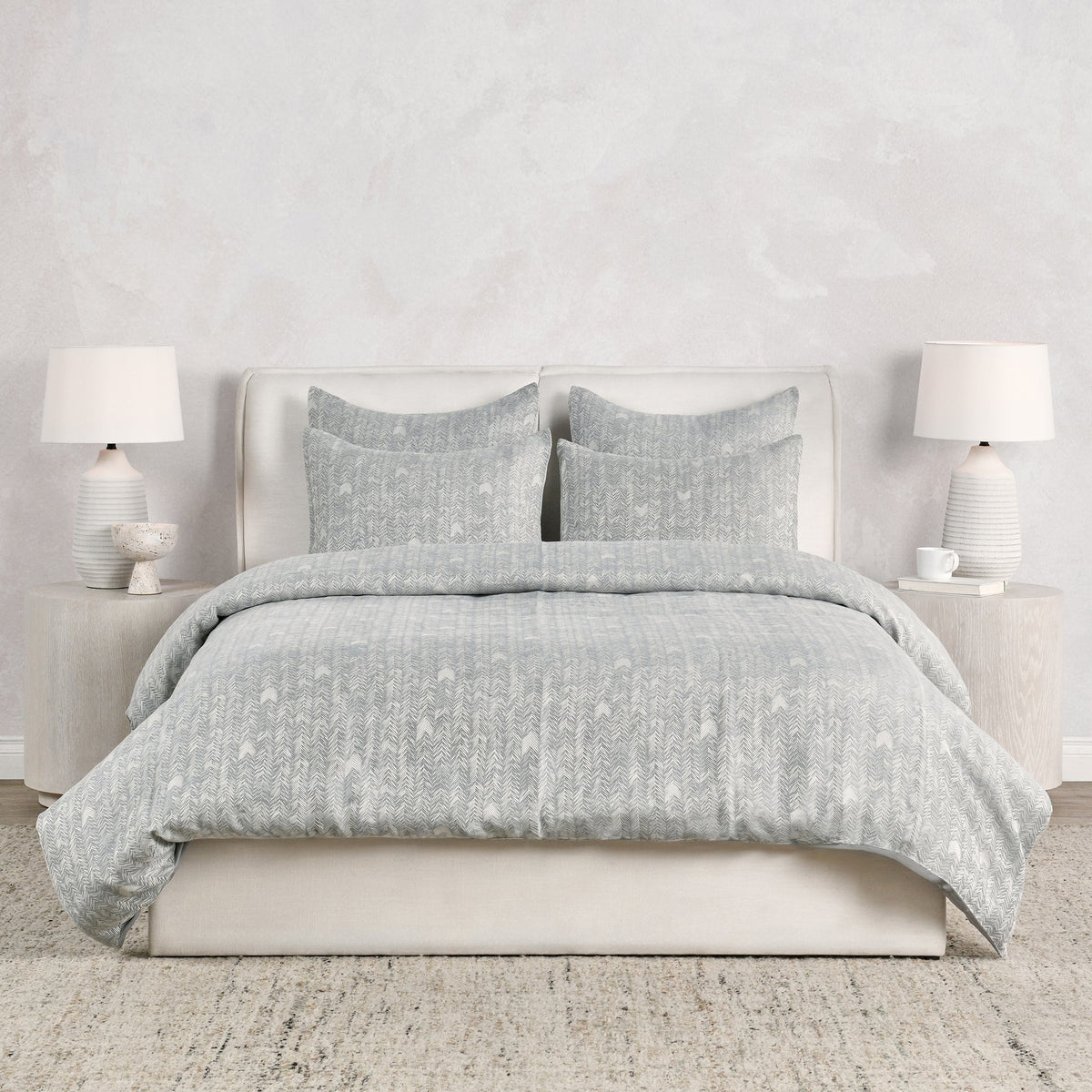 French Herringbone Duvet Collection