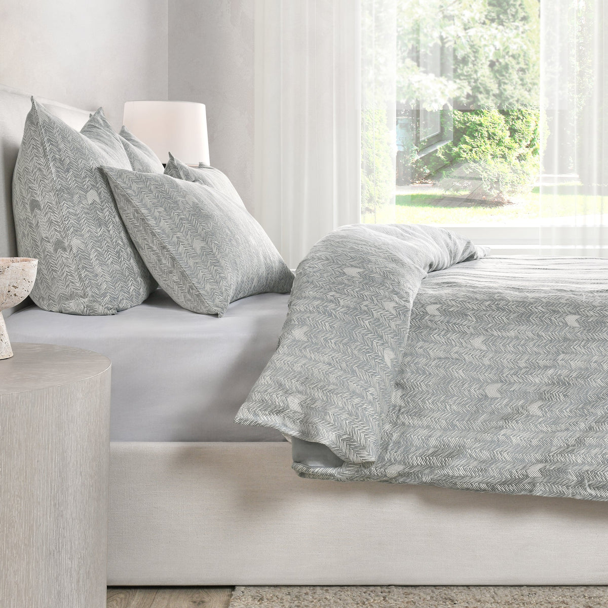 French Herringbone Duvet Collection