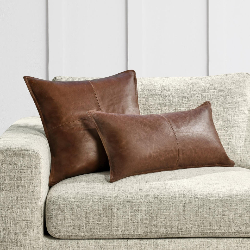SLD Leather Pillow