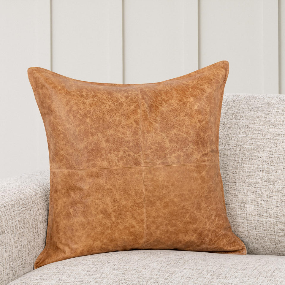 SLD Leather Pillow