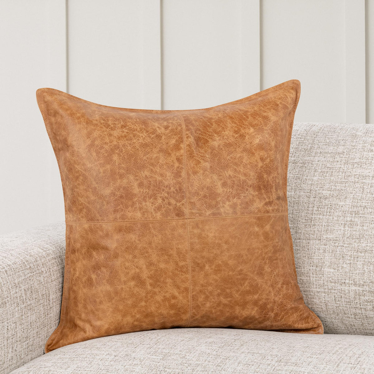 SLD Leather Pillow