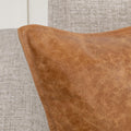 SLD Leather Pillow
