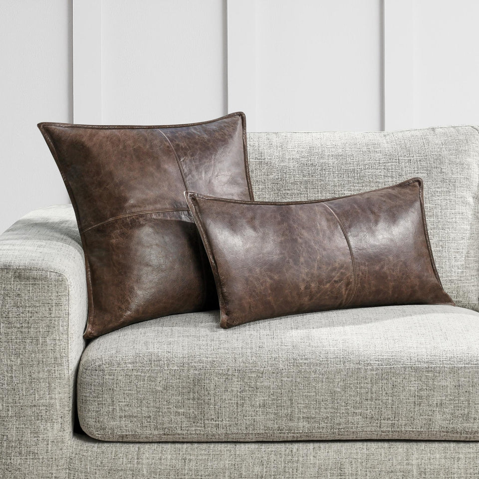 SLD Leather Pillow