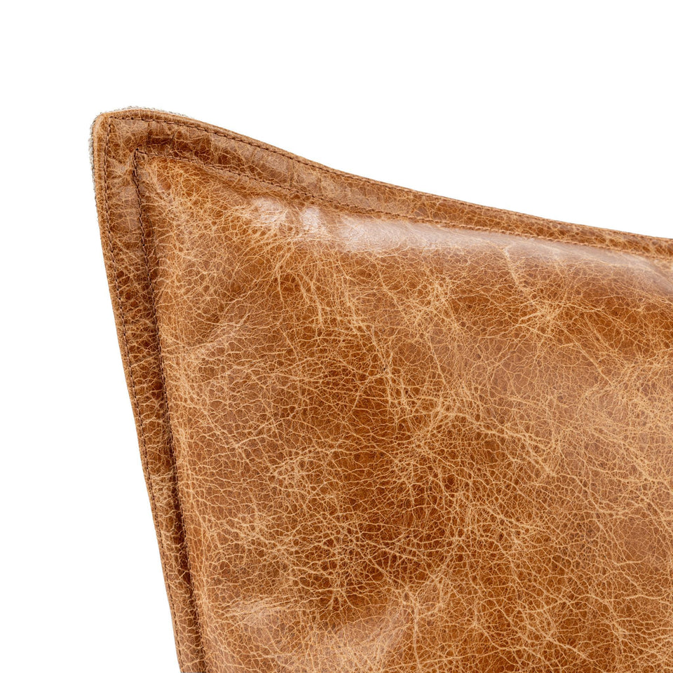SLD Leather Pillow