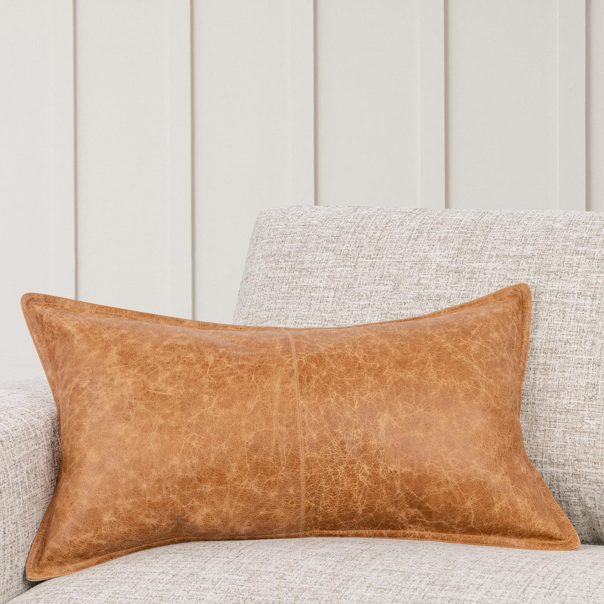 SLD Leather Pillow