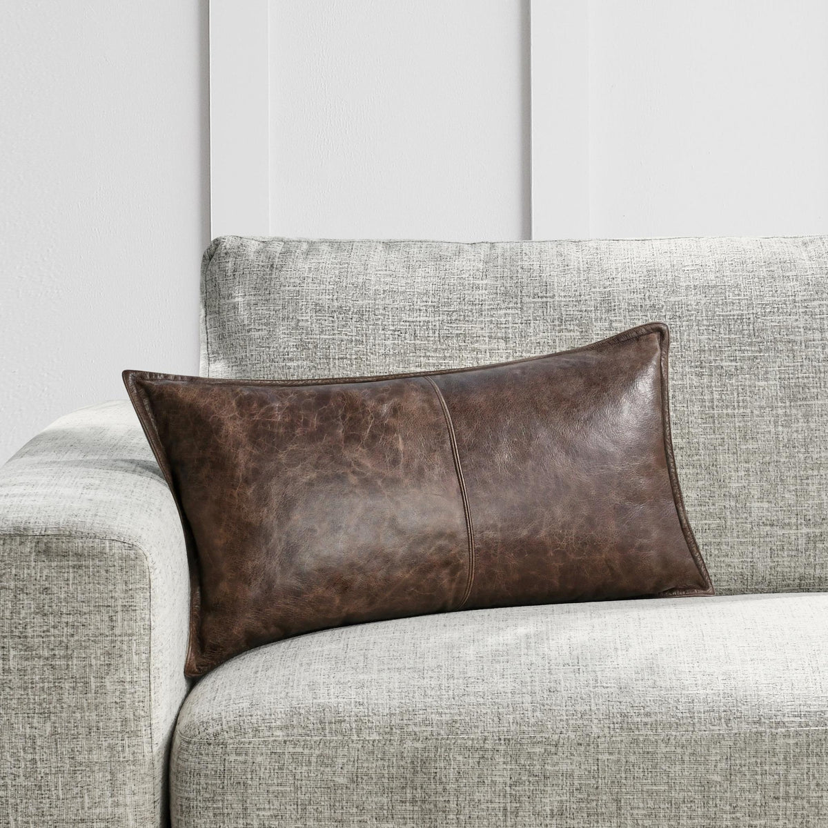 SLD Leather Pillow