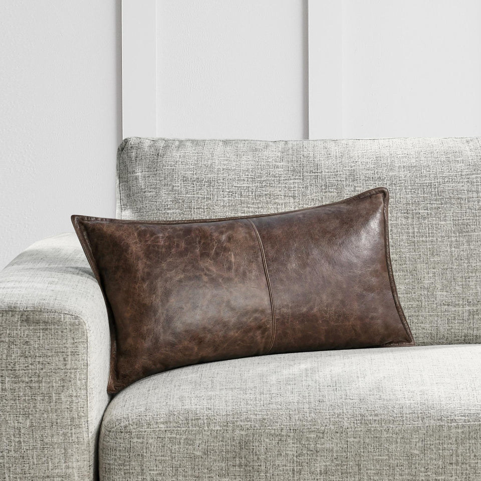 SLD Leather Pillow