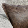 SLD Leather Pillow