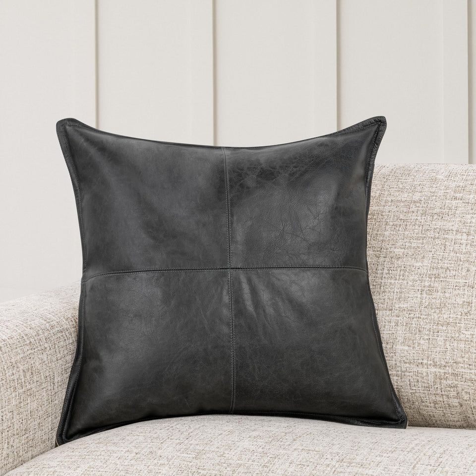 SLD Leather Pillow