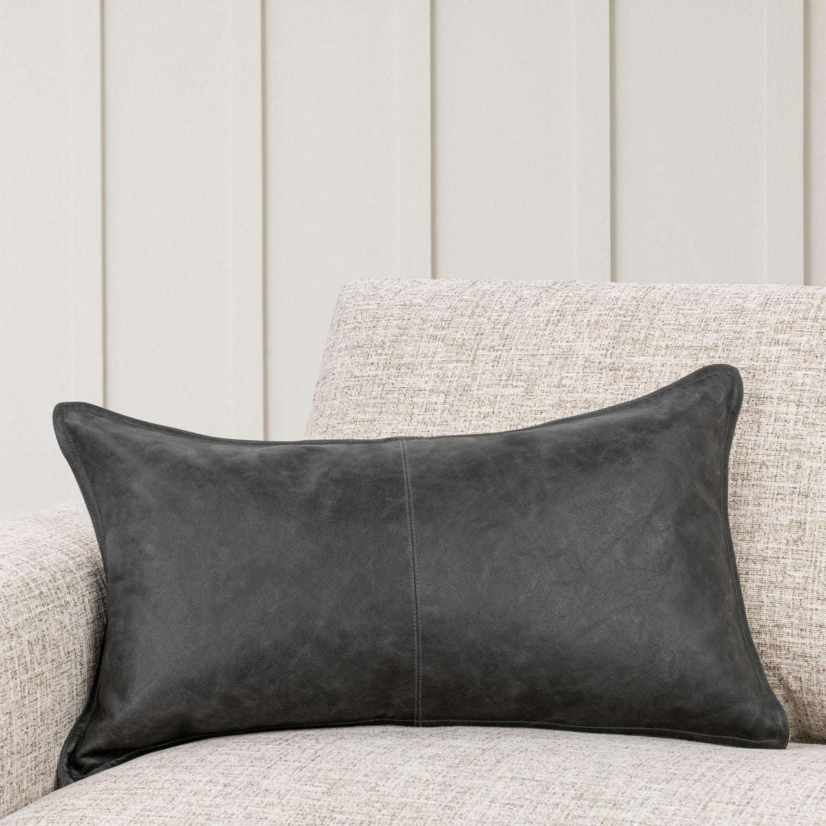 SLD Leather Pillow