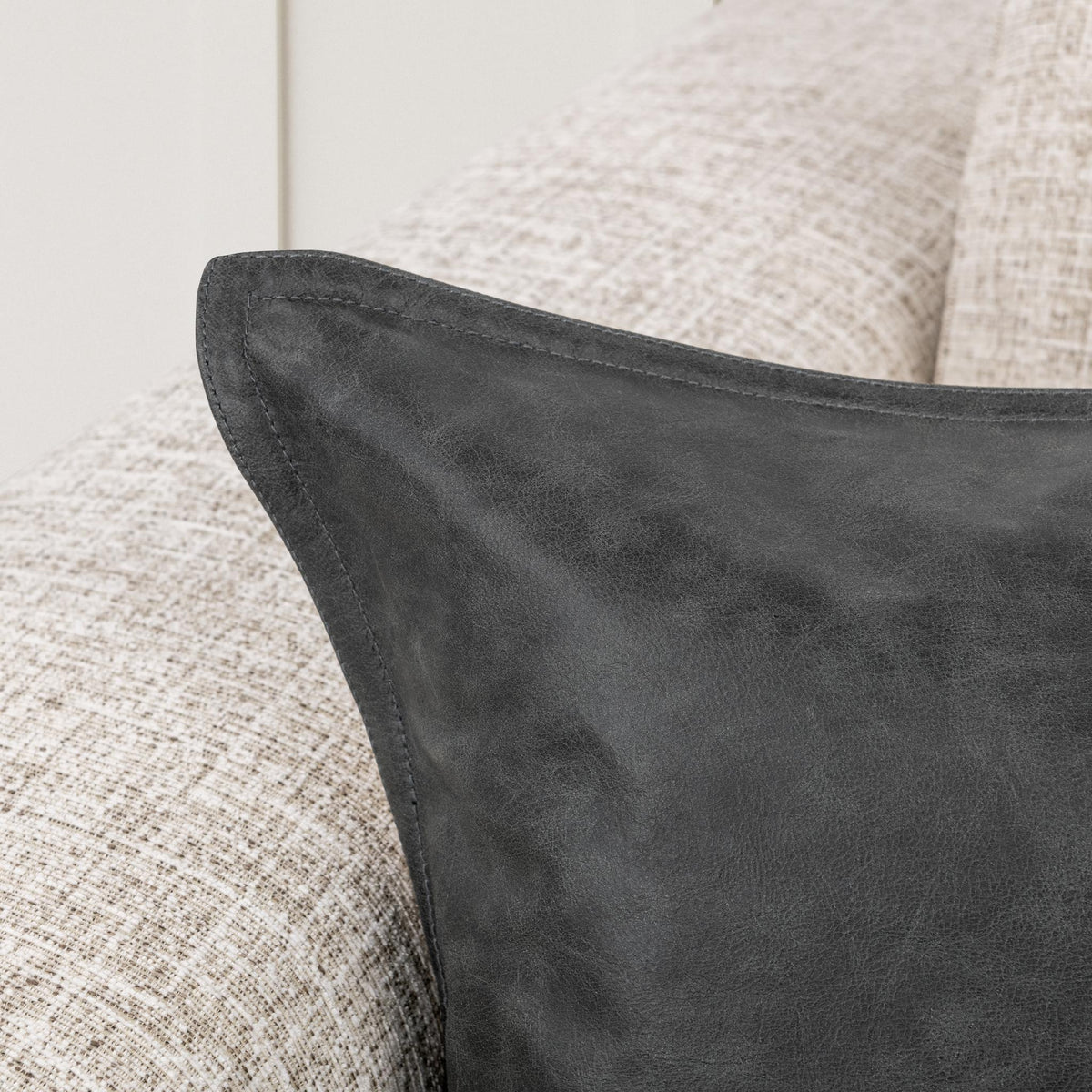 SLD Leather Pillow