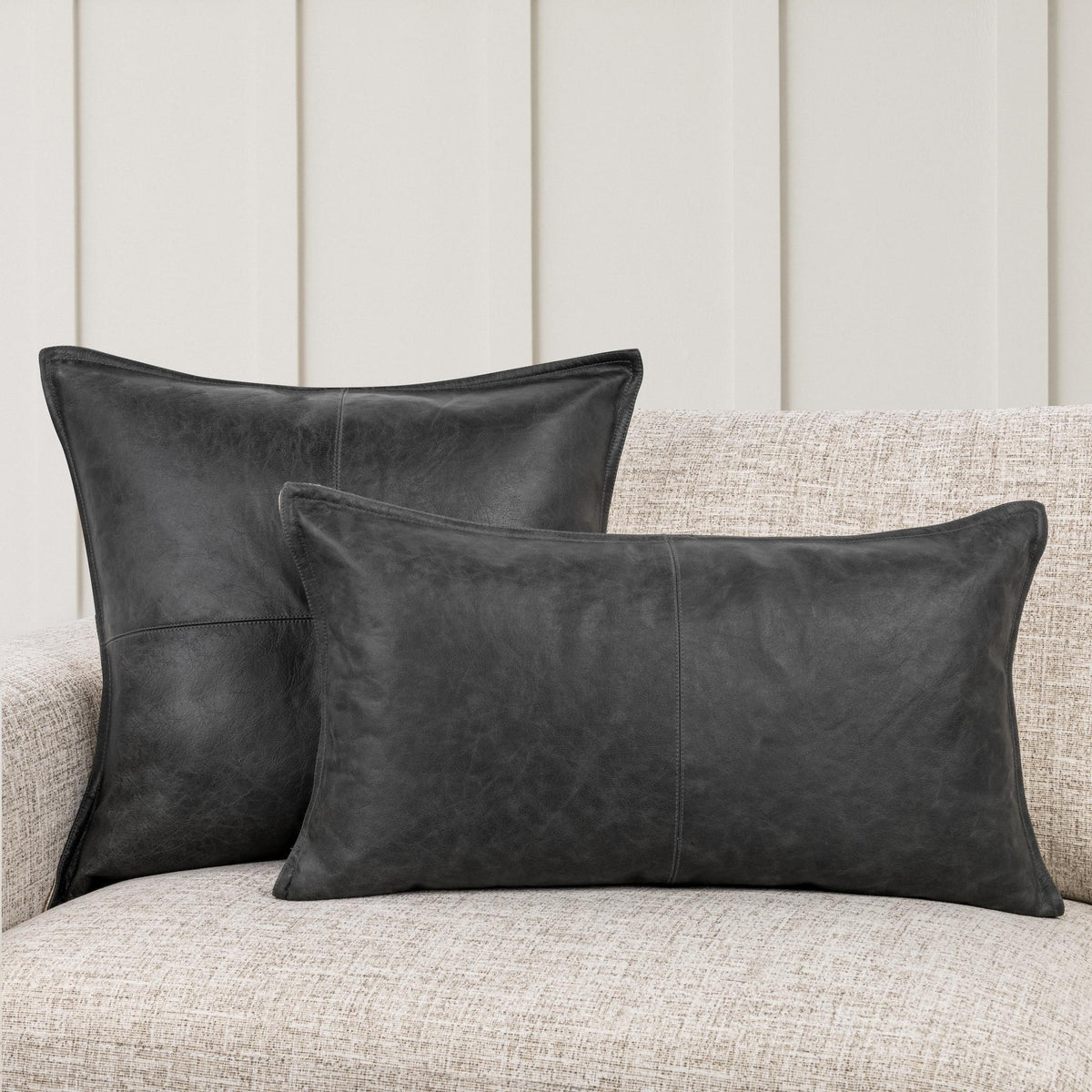 SLD Leather Pillow