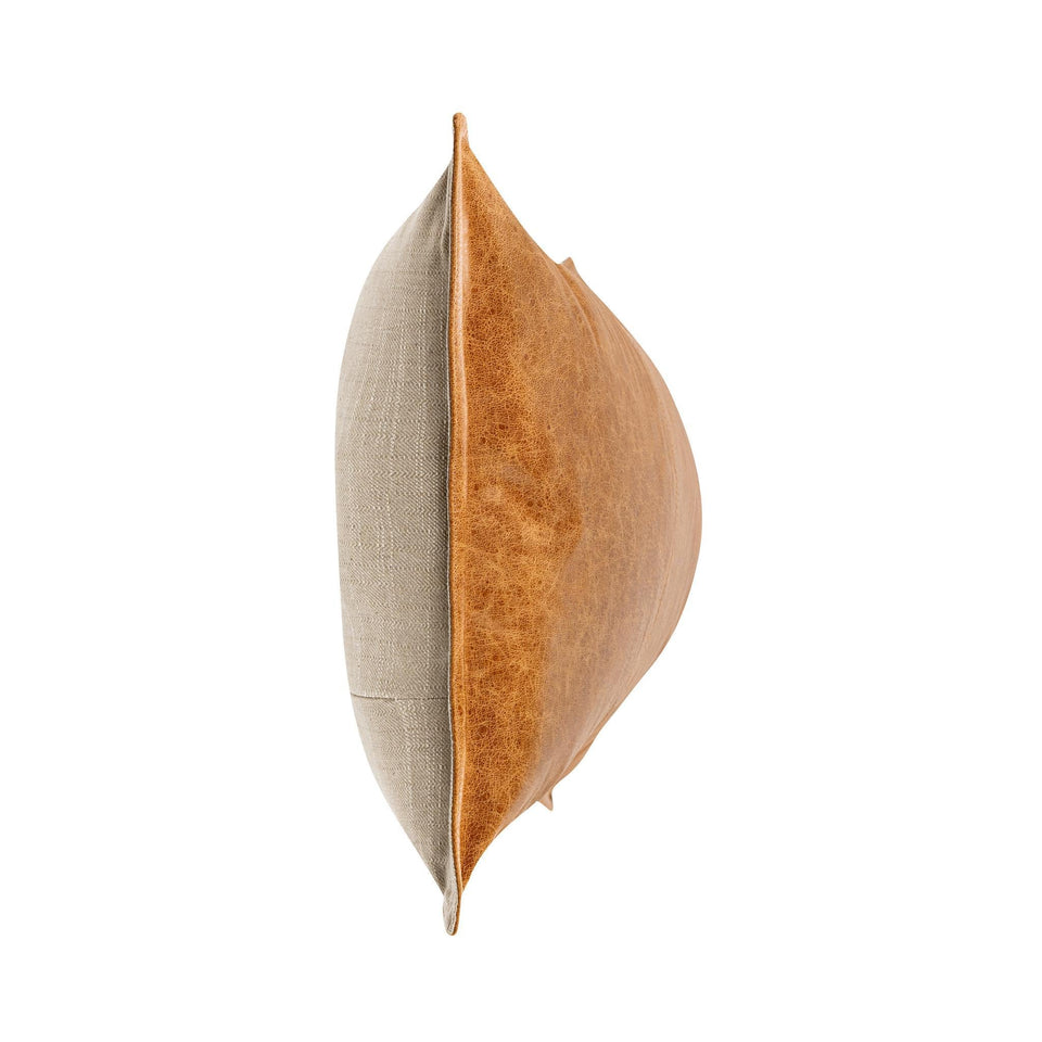 SLD Leather Pillow