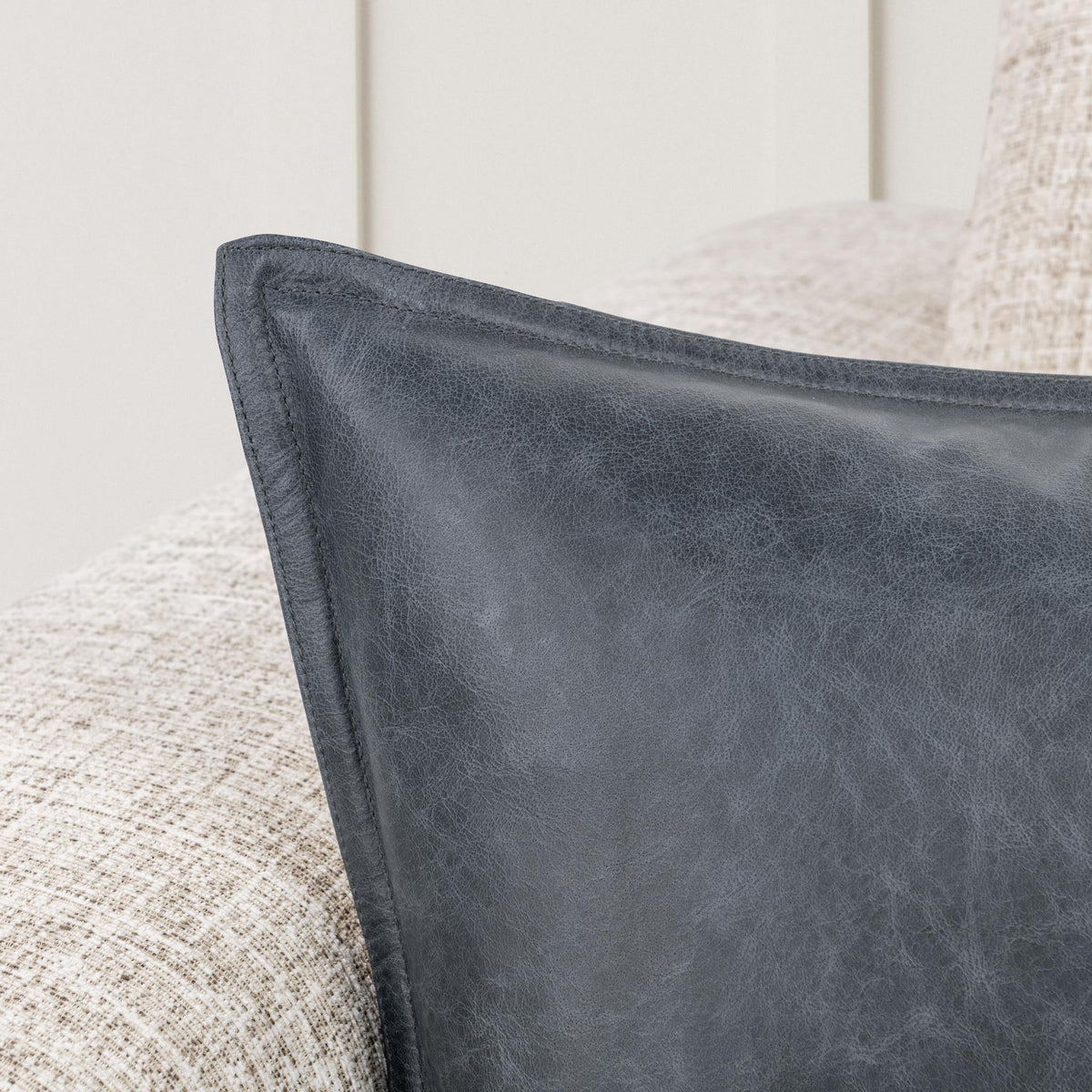 SLD Leather Pillow