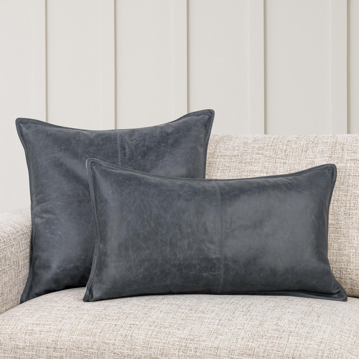 SLD Leather Pillow