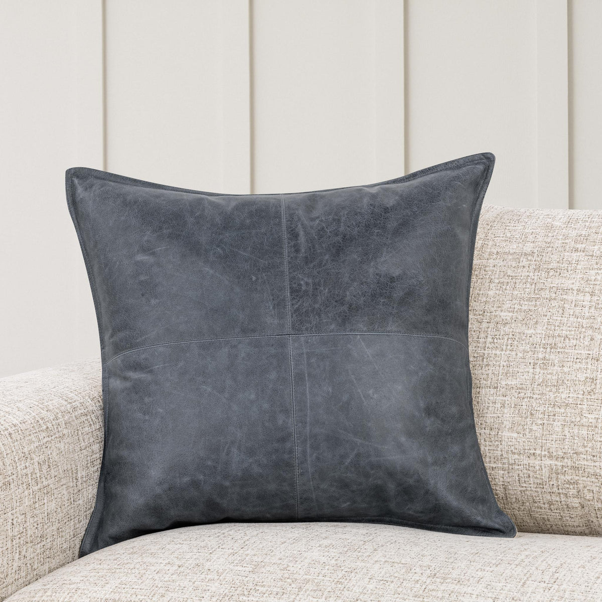 SLD Leather Pillow