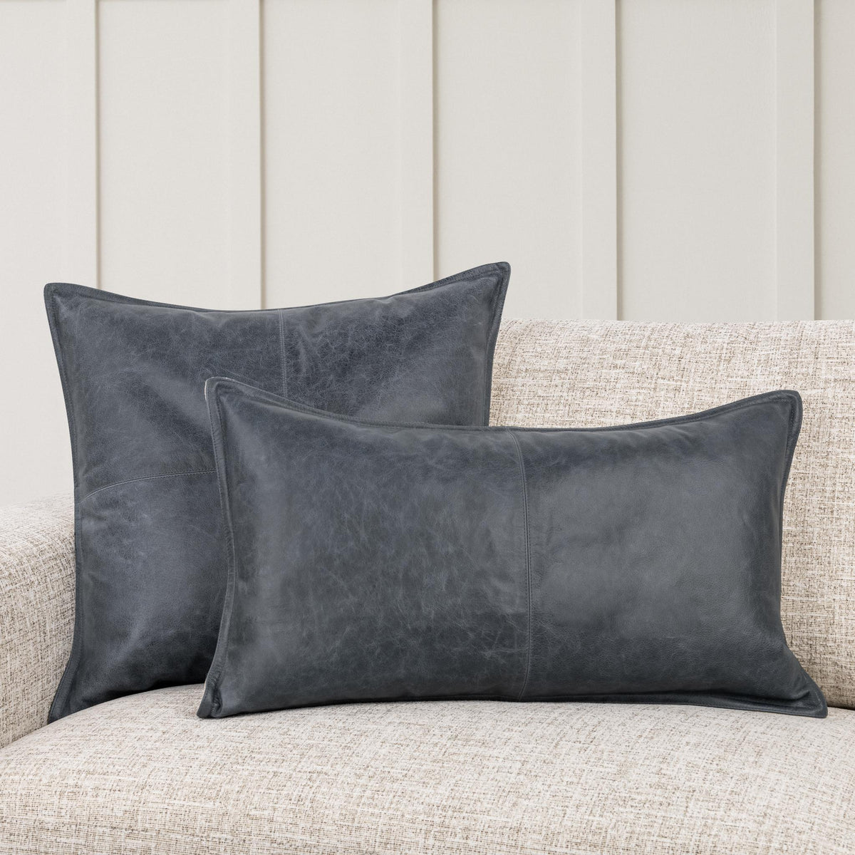 SLD Leather Pillow